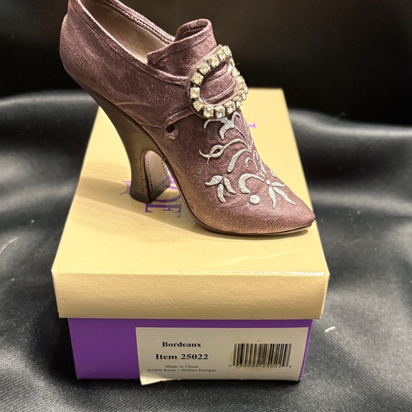 Just The Right Shoe Shoes - Just The Right Shoe Bordeaux Embellished Heels